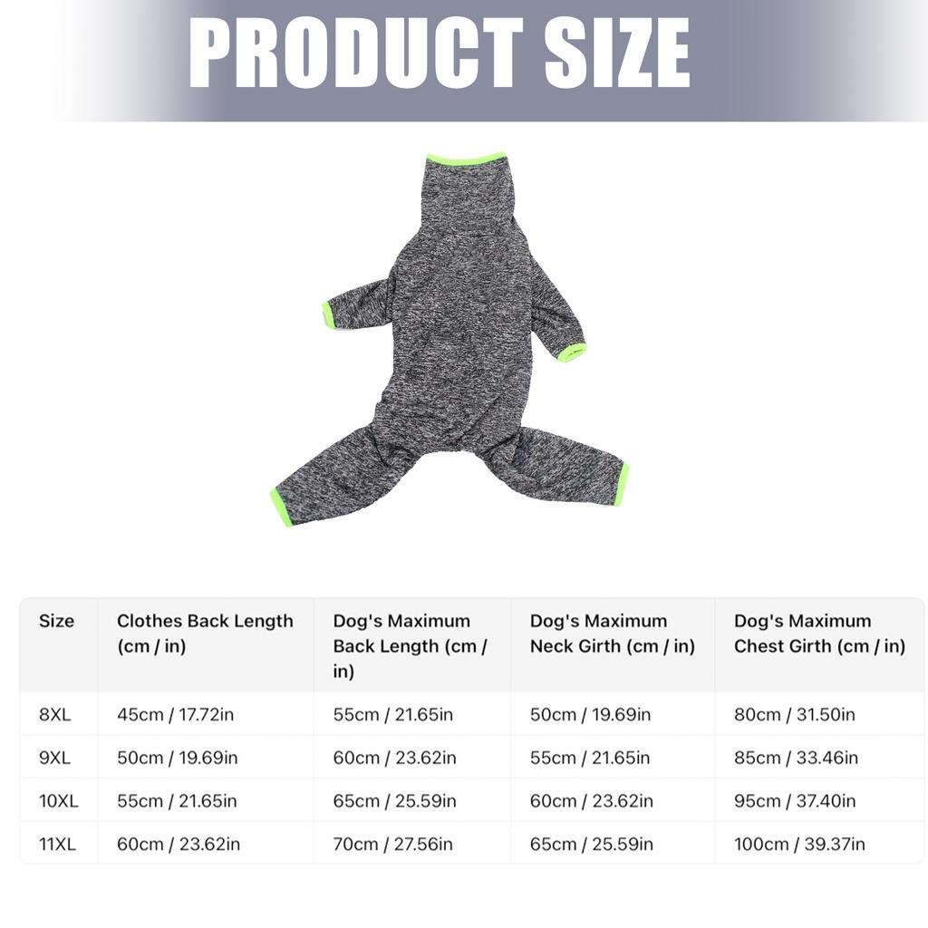 Dog Elastic Jumpsuit Jumper Pullover Clothing Apparel Plain Apparel for Spring Winter Multiple Size Winter Apparel
