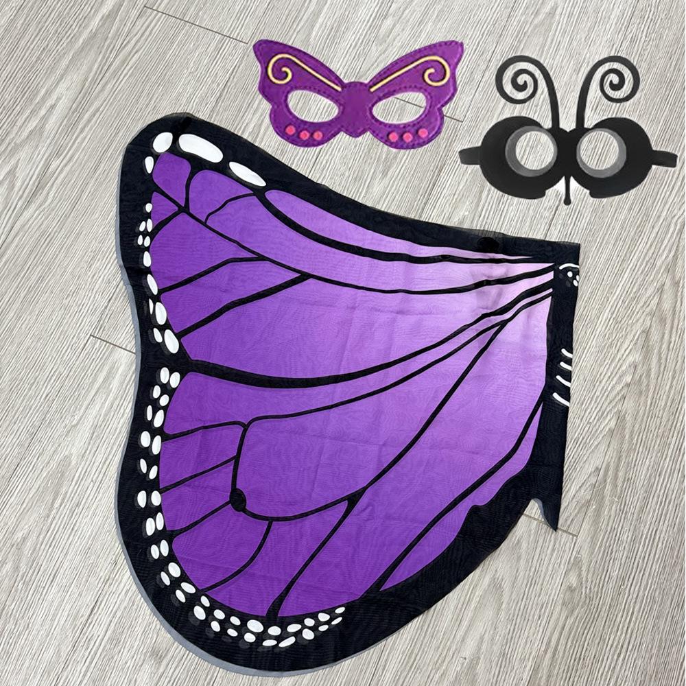 New Children's Halloween Elf Costume with Angel Wings and Mask