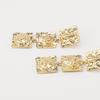 Geometric Square Embossed Nose Ears Eyes Earrings for Women Ladies Exaggerated Personality Dangle Earrings Jewelry Accessories