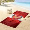Arsenal F Print Beach Towel, Large Soft Quick Dry Towel for Beach Camping Swimming
