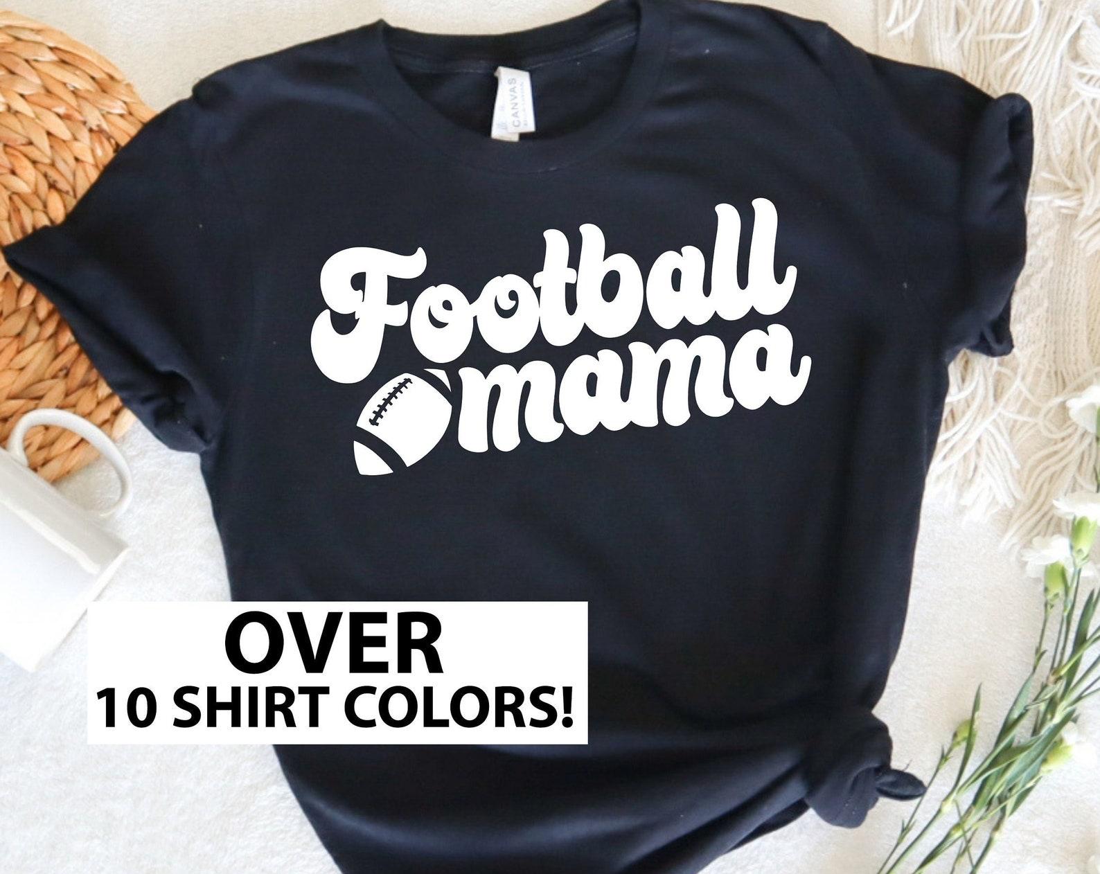Football Mama Shirt | Football Mom Distressed Shirt for Women | Cute Trendy Football Mom T-Shirt,Football Tee, Football Mom Shirt XL