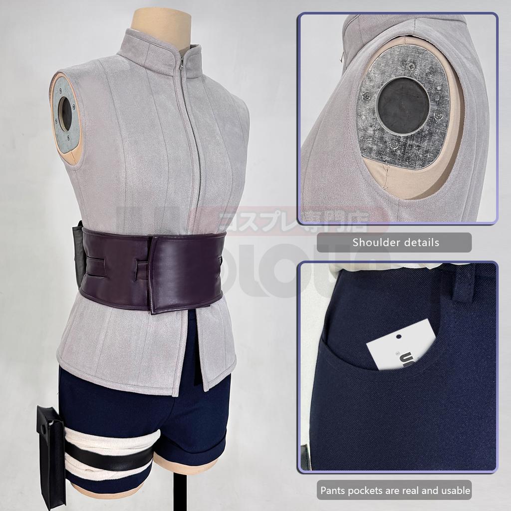 SCIONE Naruto Cosplay Costume Hinata Hyuga White-Eyed Princess Daily Clothes Fabric Cosplay Outfit