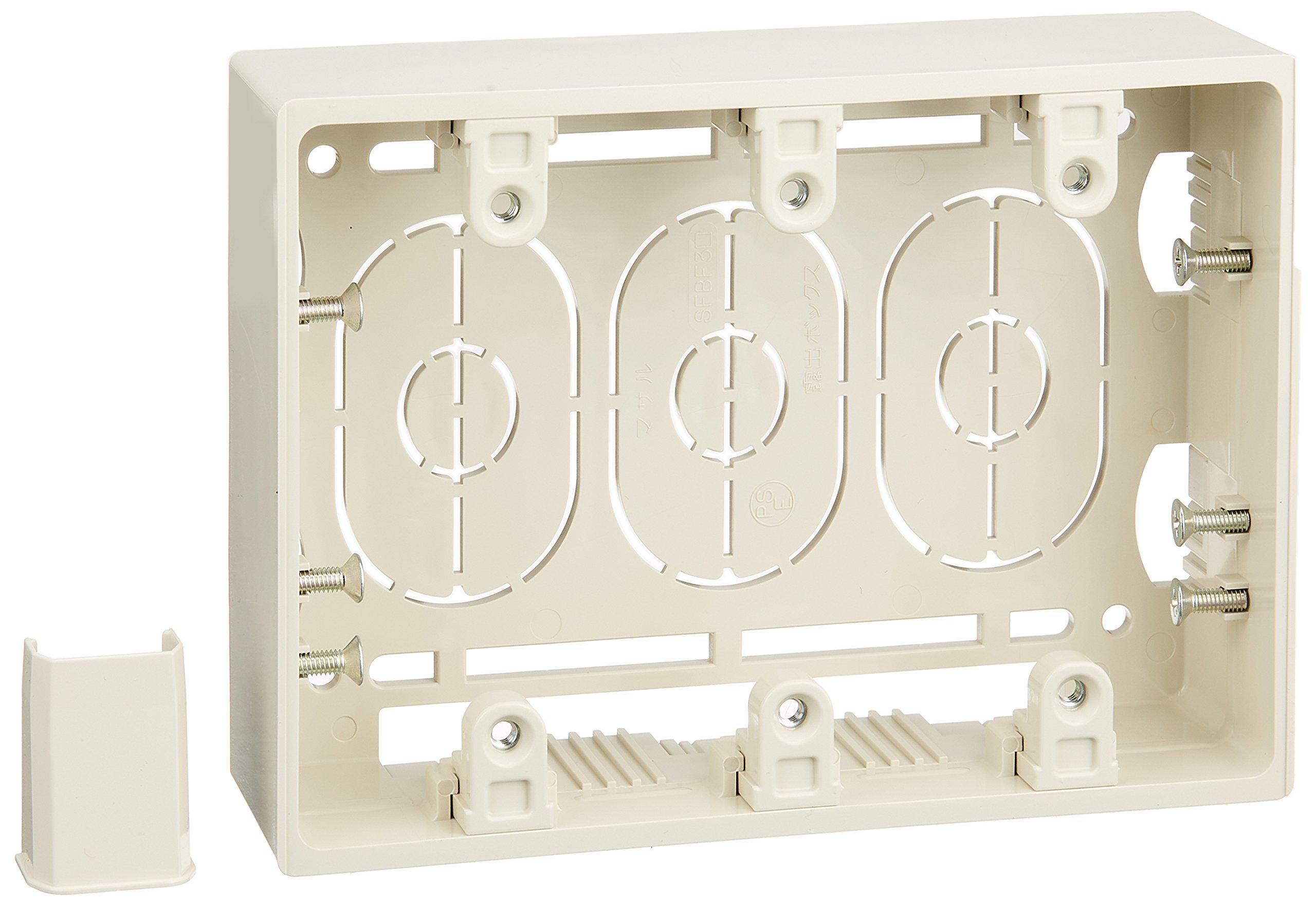 

Masaru Kogyo New Accessories Exposed Box for 3 Pieces Deep Milky White Deep SFBF33 to F-Mall [Made Order]