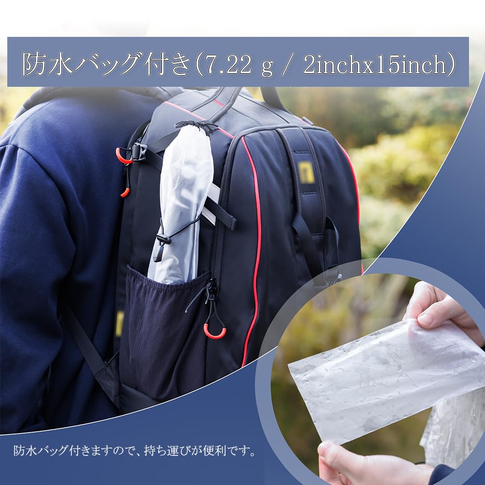 JJC Camera Umbrella with Extendable Hot Shoe Adjustable Cold Shoe Extra Large 50cm Rain Light Protects Against and Bird Compatible with Canon EOS R6