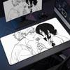 Large Writing Non-slip Office Student Gamer Mat Cute Reze And Flower Art Table Laptops C-Chainsaw Mans Thicken Durable Mouse Pad