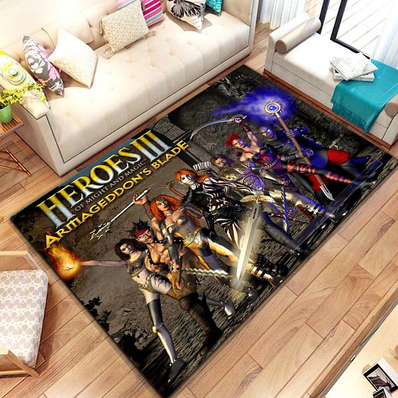 Heroes-of Might and Magic 3 Printing Carpet Living Room Bedroom Rugs of Photography Prop Photo Birthday Gift Home Accessories 40cm x 60cm