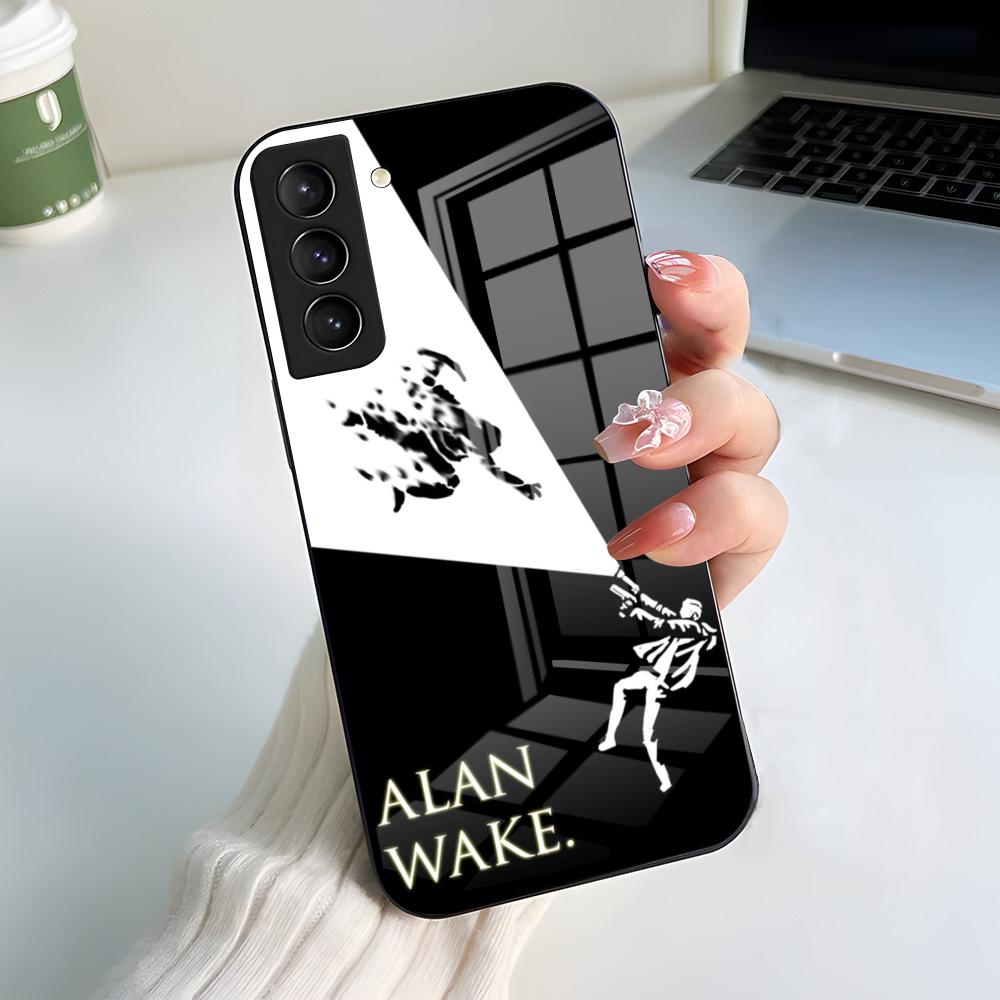 

Чехол для телефона A-Alan W-Wake 2 для Samsung A56 A36 A26 A16 A15 A25 A35 A55 A14 A34 A24 A54 Стеклянный чехол Samsung A23