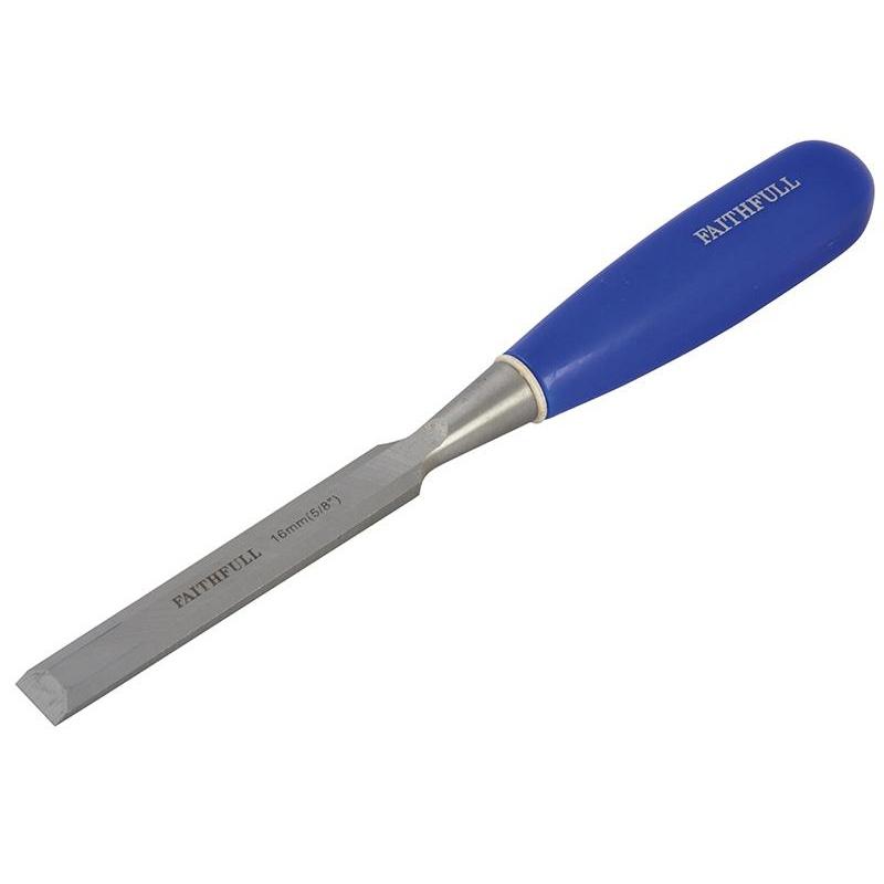 Faithfull Bevel Edge Chisel Blue Grip
