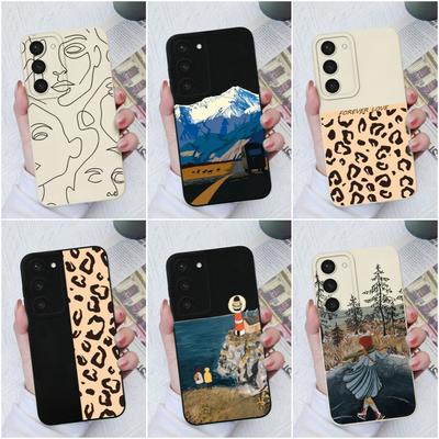 Silicone Case For Samsung S20 S21+ S22 S23 + Ultra Note 20 Ultra Note 10 Lite Shockproof Square Soft Back Cover For Samsung Galaxy S23 Bumpers Fundas