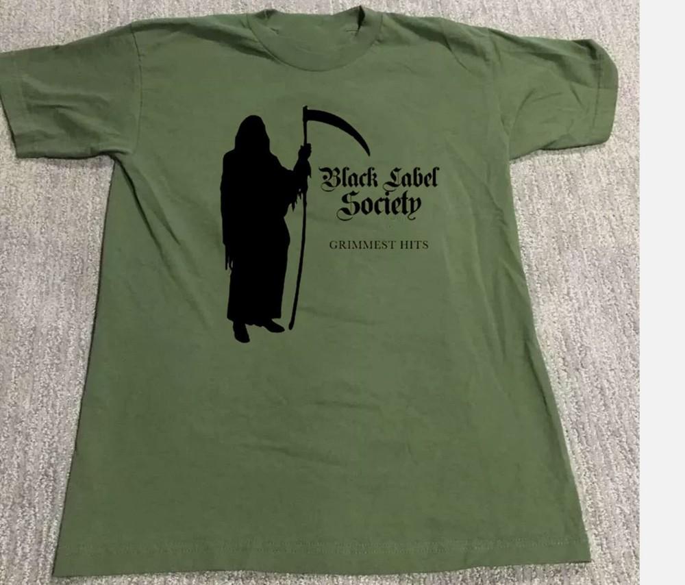 

BLACK LABEL SOCIETY GRIMMEST HITS Green T Shirt Full Size Gift Fan Unisex T-Shirt S