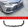 Compatible Accessories for 2021-2023 Toyota Camry: Front Lip, Rear Spoiler, Roof Spoiler, Side Skirts, Rear Bumper Corners, and Louvers.