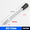 M6-M12 Fixed Long Grip Handle Bakelite Knob Handle Work Rod Machine Tool Work Handle Bar Bench Drill Accessories
