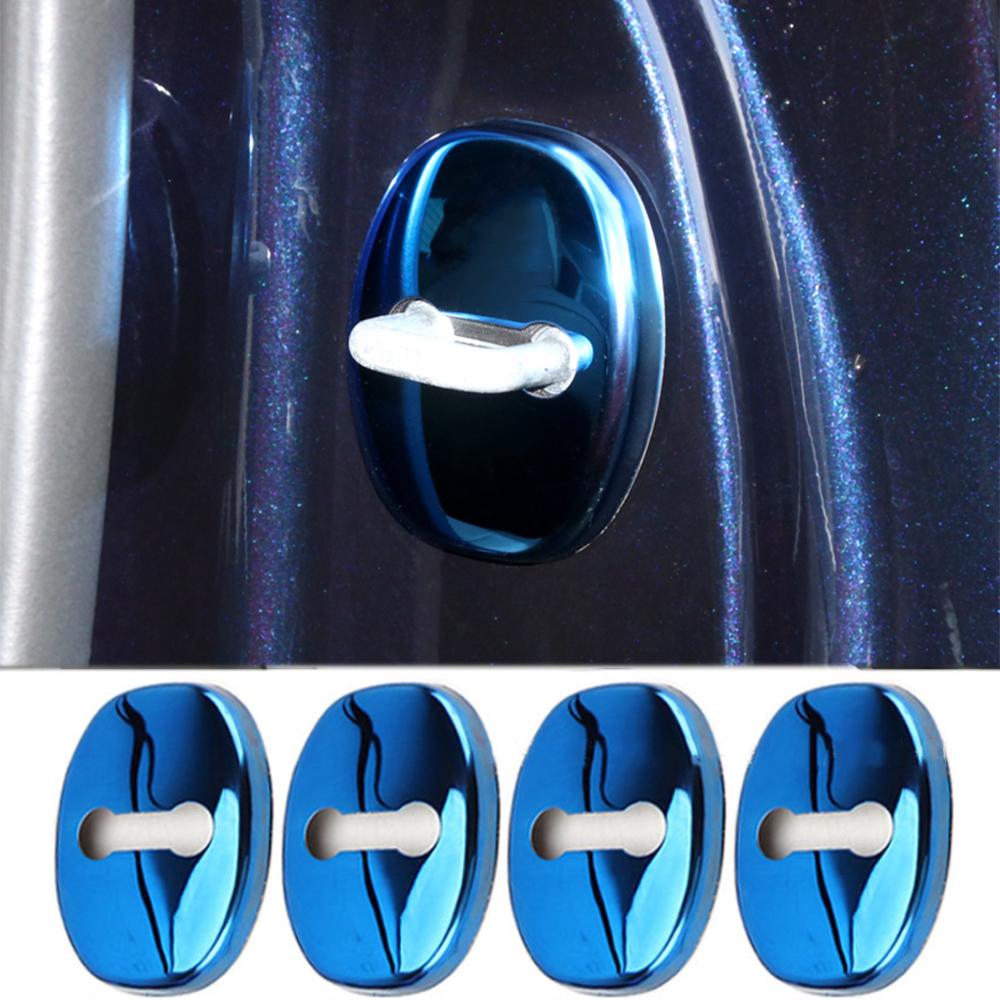 

4pcs Car Interior Door Lock Buckle for Lexus Car Styling Car Door Lock Cover Car Protective Accessories синий