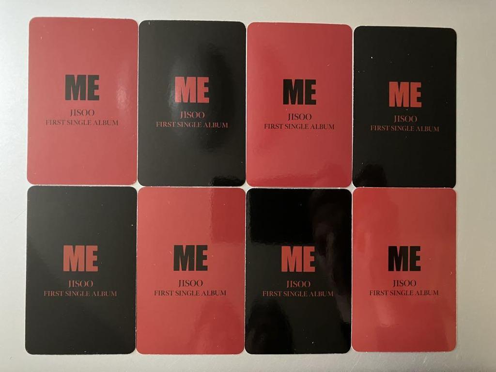 [USED] BLACKPINK JISOO JISOO Album ME Ktown4u Bonus 8 CDs