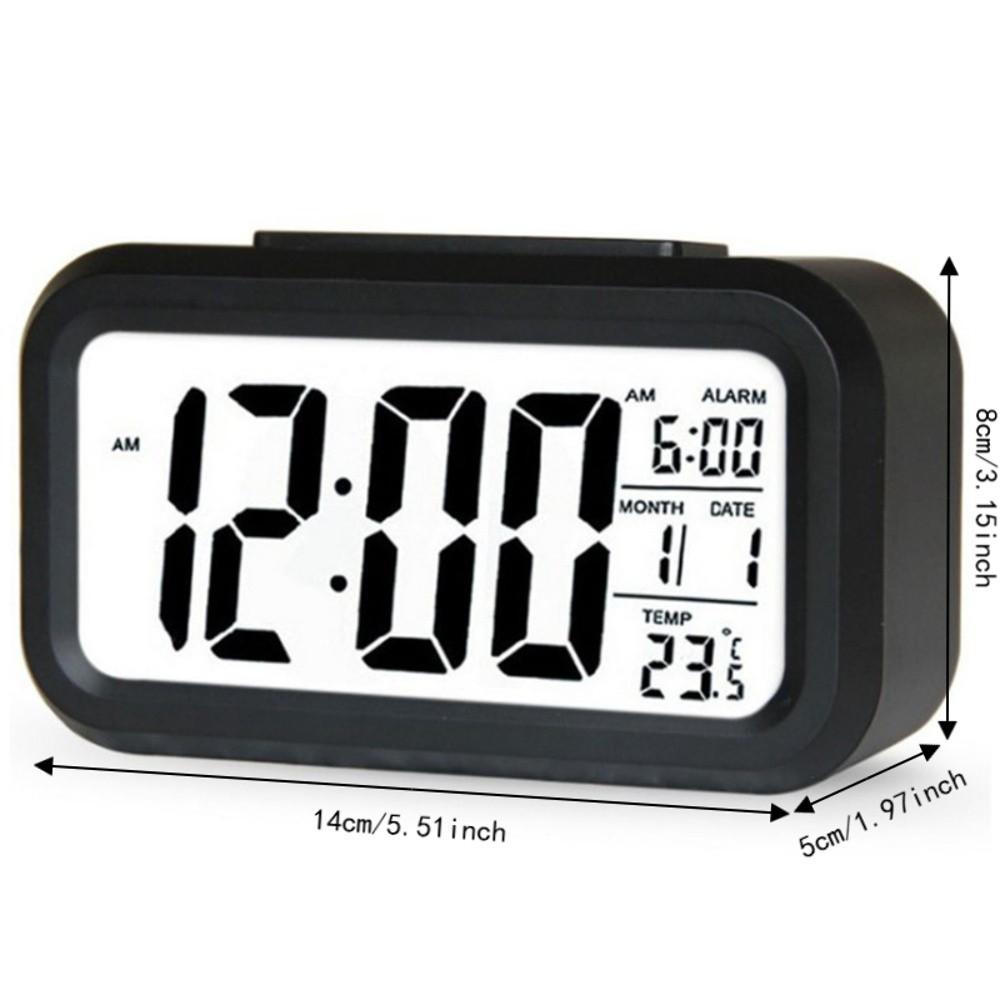 Luminous Display Digital Alarm Clock Adjustable Light Electronic Alarm Clock Bedroom Use