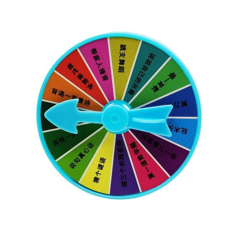 Funny Punishment Wheel Prank Game For Kids Parent Child Lucky Draw Prop