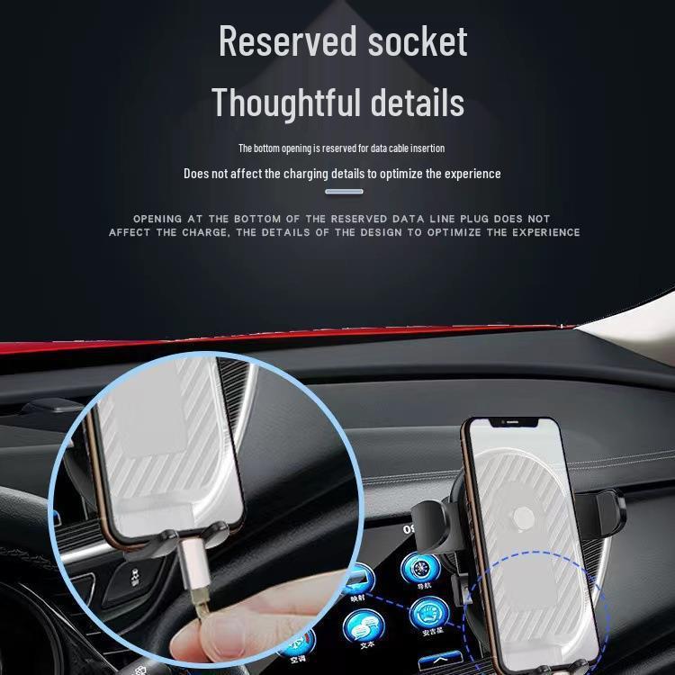 Gravity-Sensing Anti-Shake Car Phone Holder for Air Vent Mount Navigation