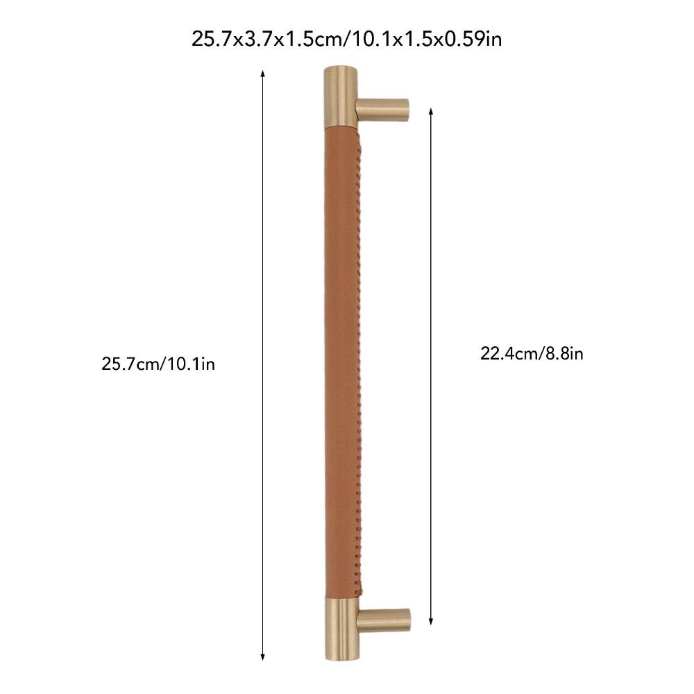 Center To Center 224mm Pull Handle Brass Cupboard Handle Bar Drawer Pull Handle Kitchen Cabinets