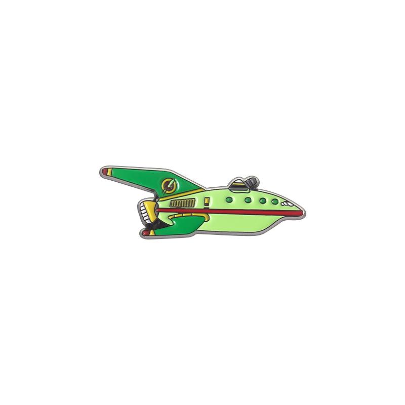 

Creativity Airship Enamel Pin Comedy Comic Movies TV Cartoon Brooch Lapel Badge on Backpack Fashion Jewelry Gift Accessories