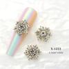 10pcs Snowflake Nail Decorations for Unique and Eye Catching Manicures Charming Nail Accessories