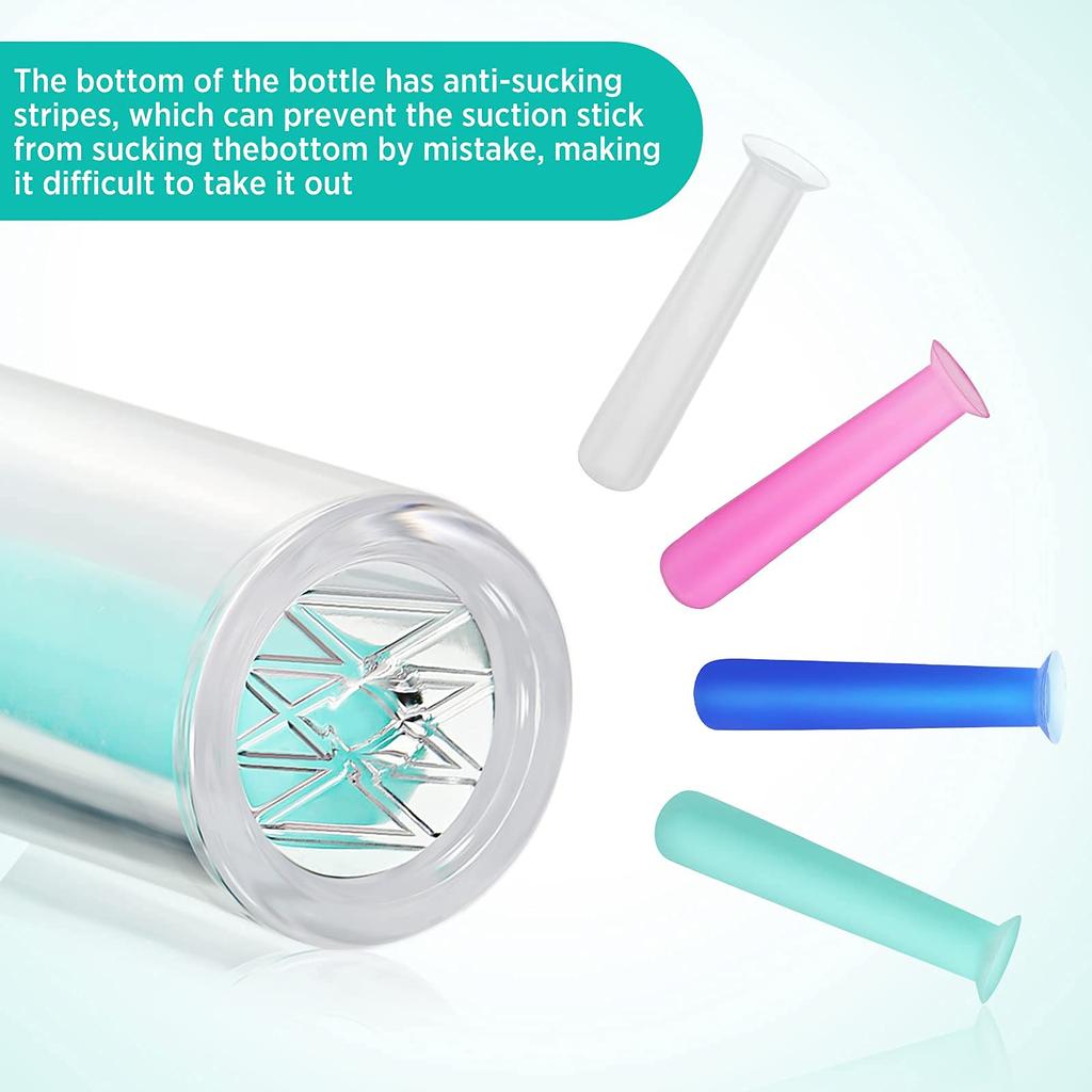 5 Pcs Lens Applicator Tool, Soft Contact Lens Suction Sticks for Eyes Lens Care, Tool Box-Friendly Design with Plastic Container Compatibility –