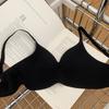 Rabbit Ear Cup Women's Traceless Anti-Bump Bra No Steel Rim Breathable Comfortable Small Bra Thin
