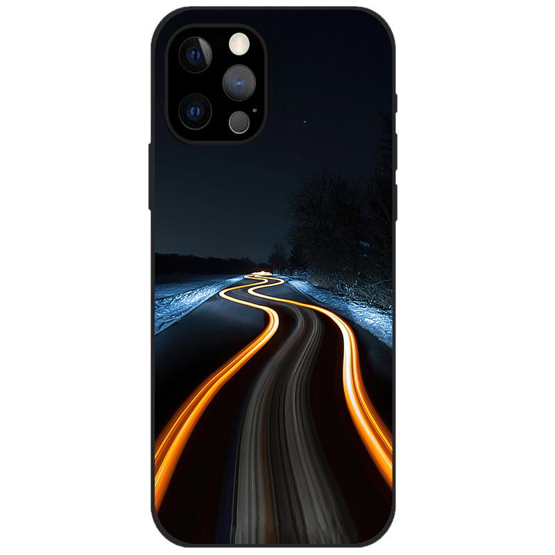 For iPhone 12 Pro Case iPhone12 Pro Bumper Silicon TPU Soft Phone Cover For iPhone 12 Pro Max / 12 Mini Case Cartoon Funda 12Pro