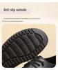 Genuine Leather Soft Sole Comfortable Versatile Women's Shoes for Middle-Aged and Elderly