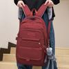 School Bag Elementary School Girl College Student Burgundy Backpack Male Junior High School Student High School Student Backpack