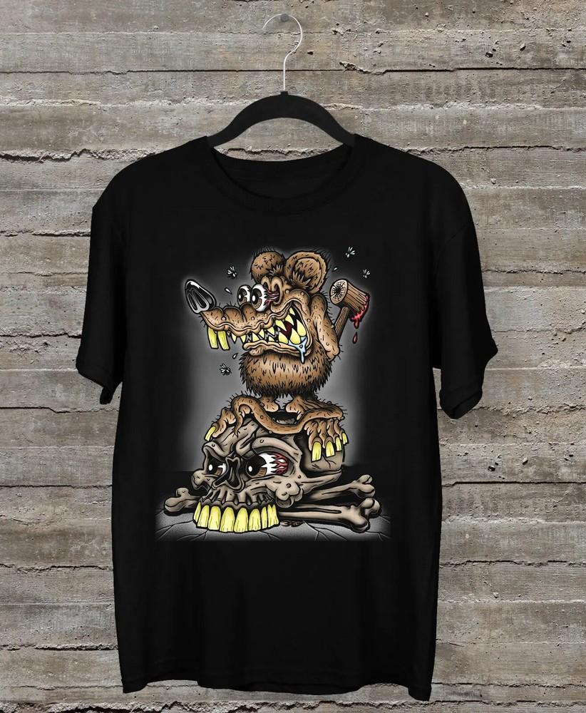 New Popular Ed Roth Rat Fink Gift For Fan Black Unisex T-shirt Unisex T-Shirt XXXL