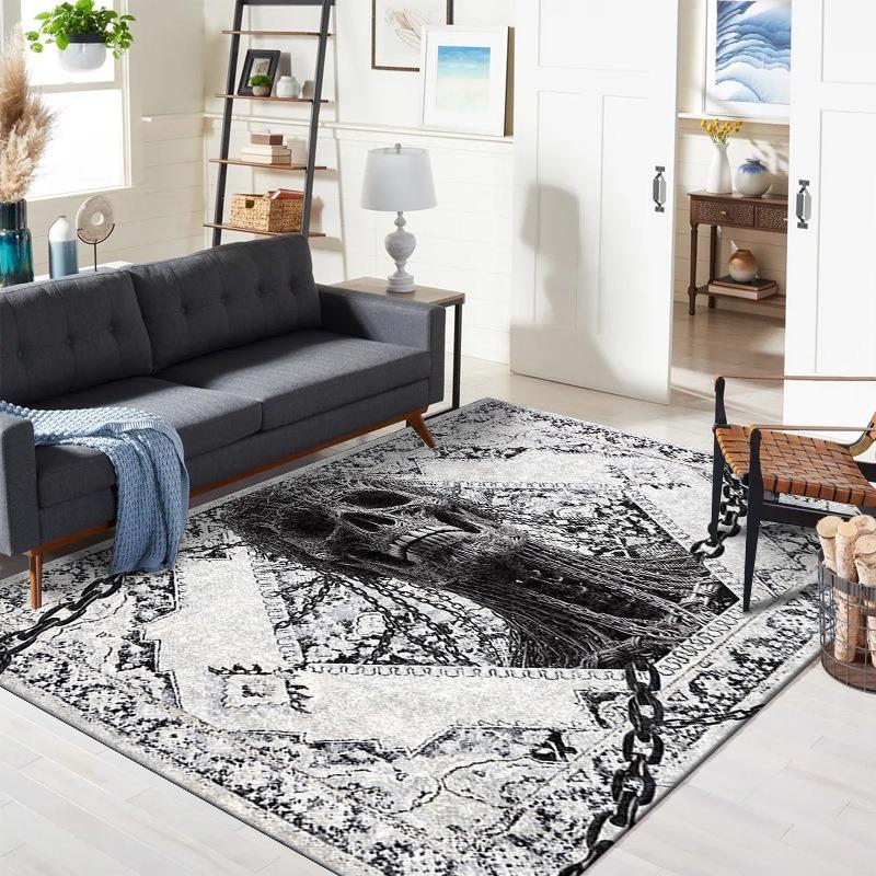 Creative Persian Skull Decoration Carpet Living Room Cartoon Anime Full Carpet Thickened and Stainproof Personality Fashionable