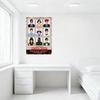 Wes Anderson Rushmore Movie Poster Grid Characters Tin Sign Vintage Metal Plaque for Home Decor, Man Cave, Bar, Cafe, Club