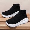 Cotton Shoes New Fly-woven Socks Shoes Sports Shoes Large Size Couple Shoes Breathable and Lightweight Men's Leisure