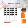 20 Pieces Empty Juice Bottles Bulk Clear Water Multifunctional Portable Drink Containers for