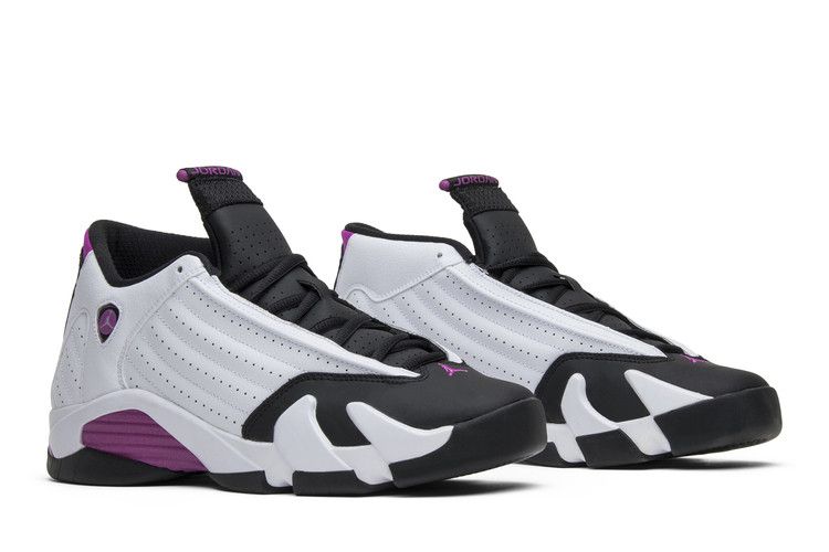 Jordan 14 Retro Fuchsia Flash Black Toe (GS) Sneakers