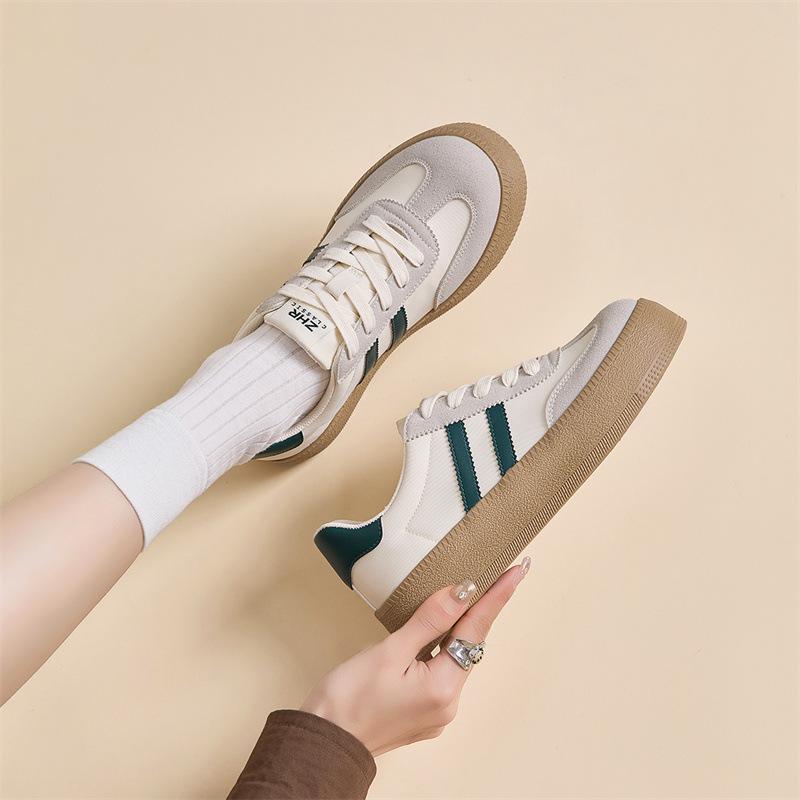Women s Thick-Soled Mesh Breathable White Trainers - Spring/Summer 2025 Petite Height-Increasing Casual Sneakers 40