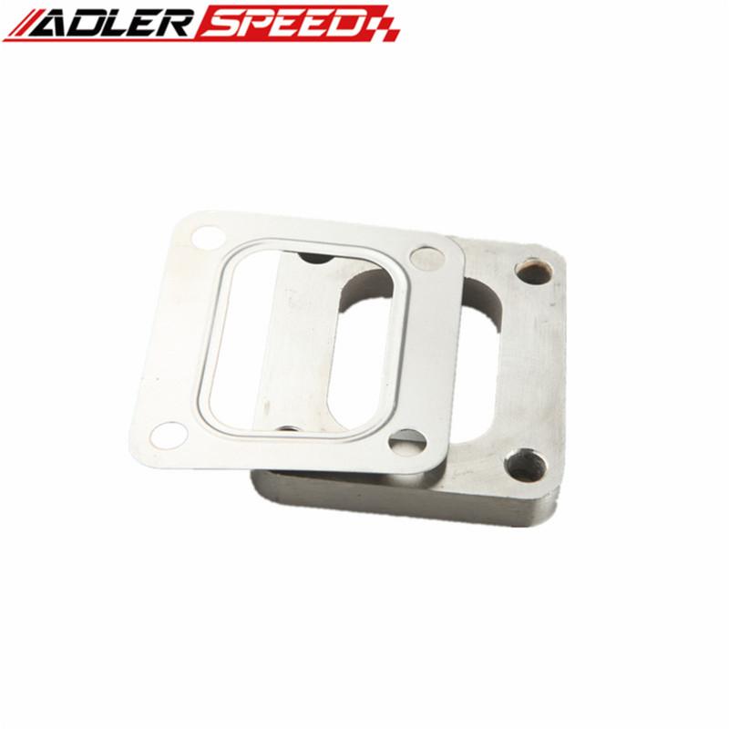 304 Stainless Steel T4 Turbo Discharge Inlet Weld Flange 1/2" Thick W/ Gasket
