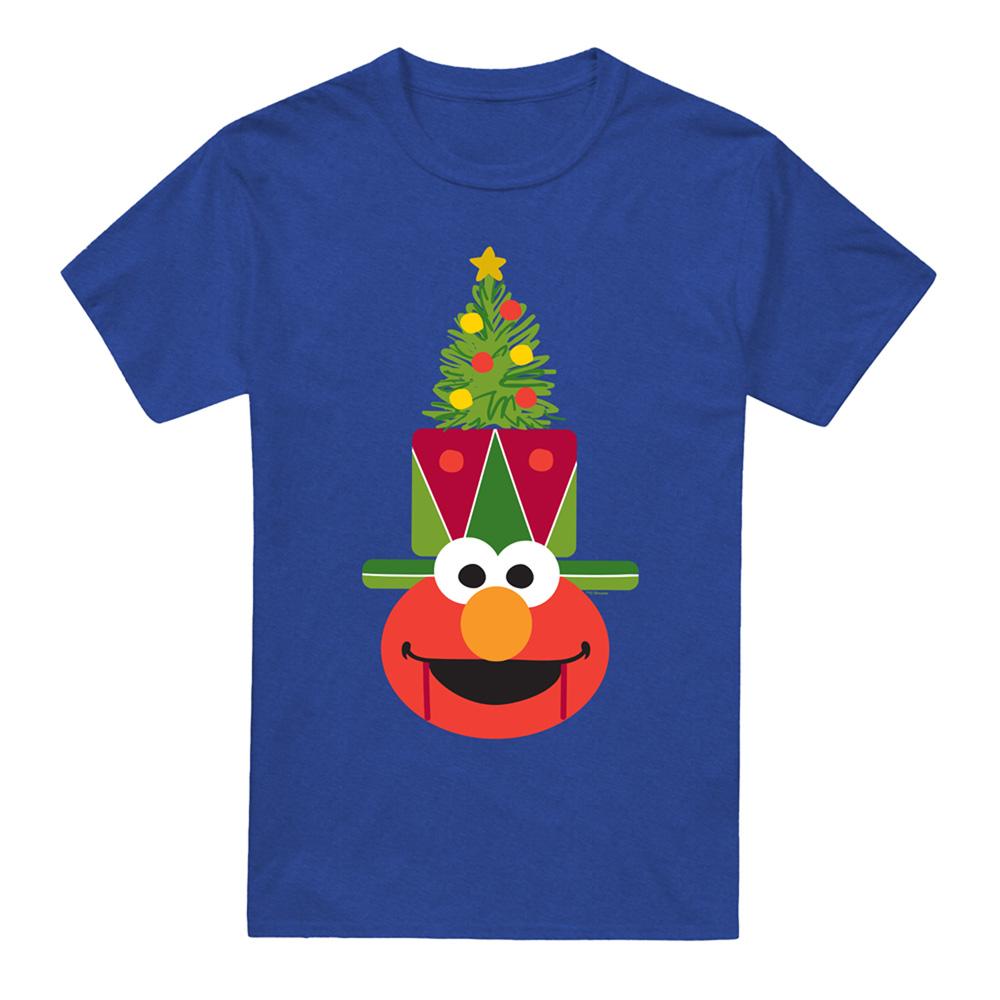 Sesame Street Unisex Adult Elmo Nutcracker Christmas T-Shirt