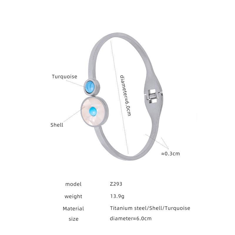 Bohemian Stainless Steel Bracelet Bangles For Women 18K Gold Plated Waterproof Women's Hand Bracelets Cuff Bangle Woman Jewelry