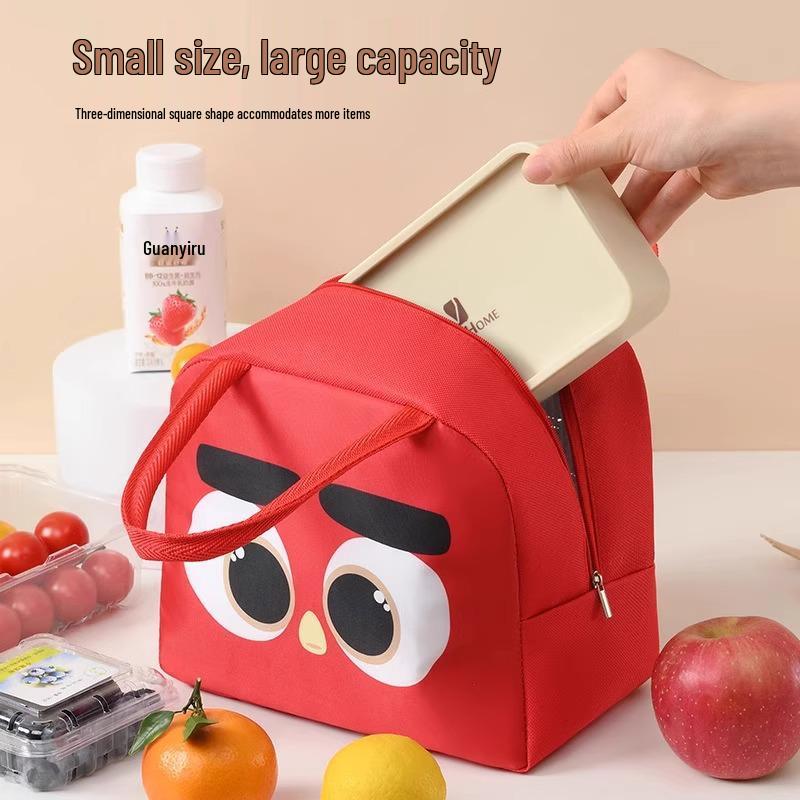 Vattentät isolerad matlåsväska med stor kapacitet - Bärbar, oljebeständig och praktisk för studenter och kontorsarbetare