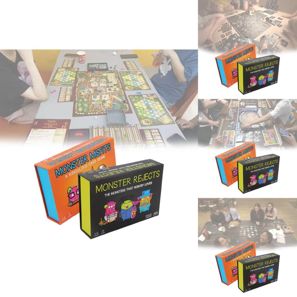 Entertaining English Version Of Monster Misfits Rejects Card Game For All Ages