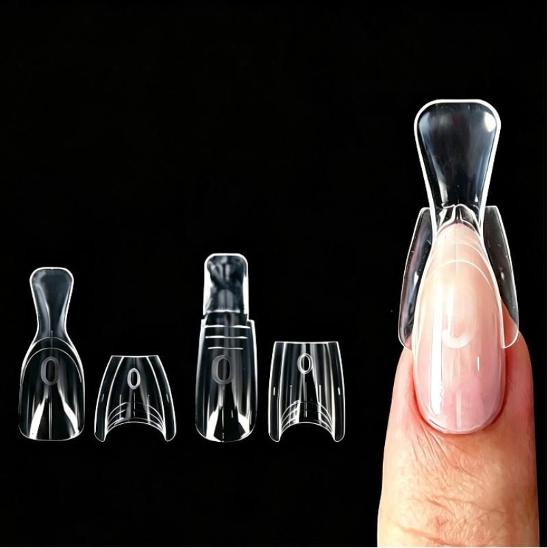 Dual-Form Nail Forms 120/240Pcs Time Saving Nail Extension Tools for Home DIY Manicure Professional Nail Salon