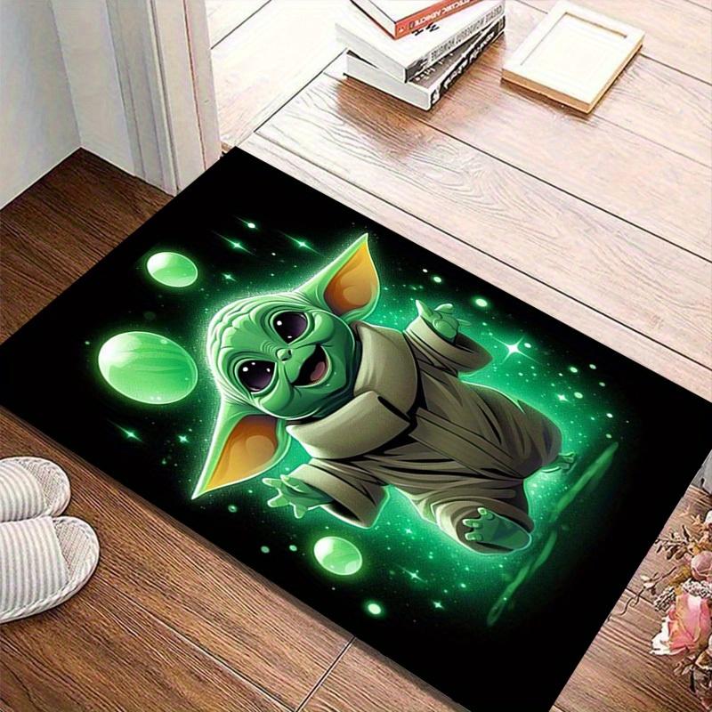 1pc Cute Yoda Rug for Home Decor, Office Carpet, Chair Cover, Outdoor Mat, Gift Ideaz4153