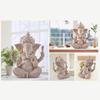 Sandstone Hindu Elephant Statue Ganesha Buddha Sculpture Figurine Home Decor