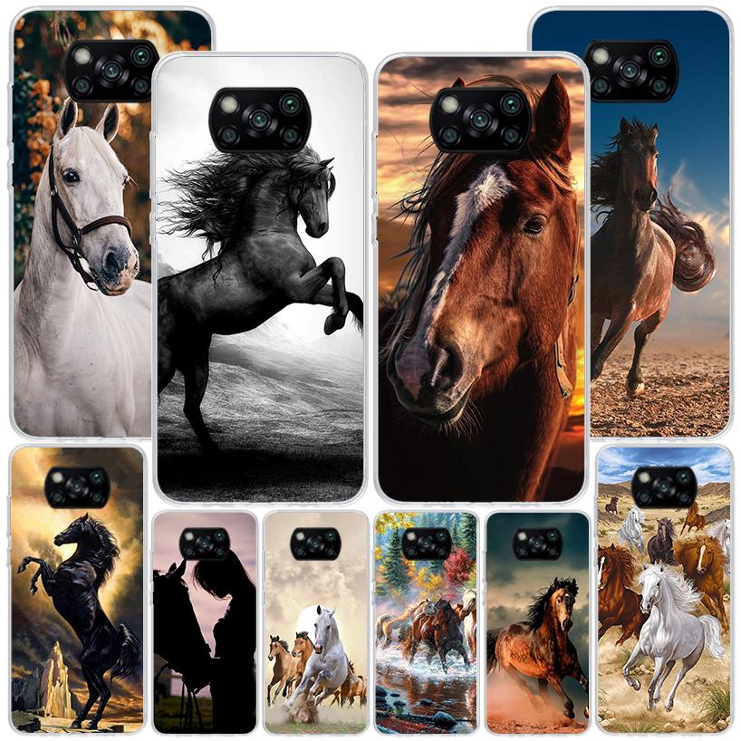Horse Great Beauty Galloping Phone Case For Xiaomi Poco X7 X6 X5 Pro F7 Ultra Redmi 15C 15 13C 13 12C 12 10 10A 10C 9 9A 9C 9T C