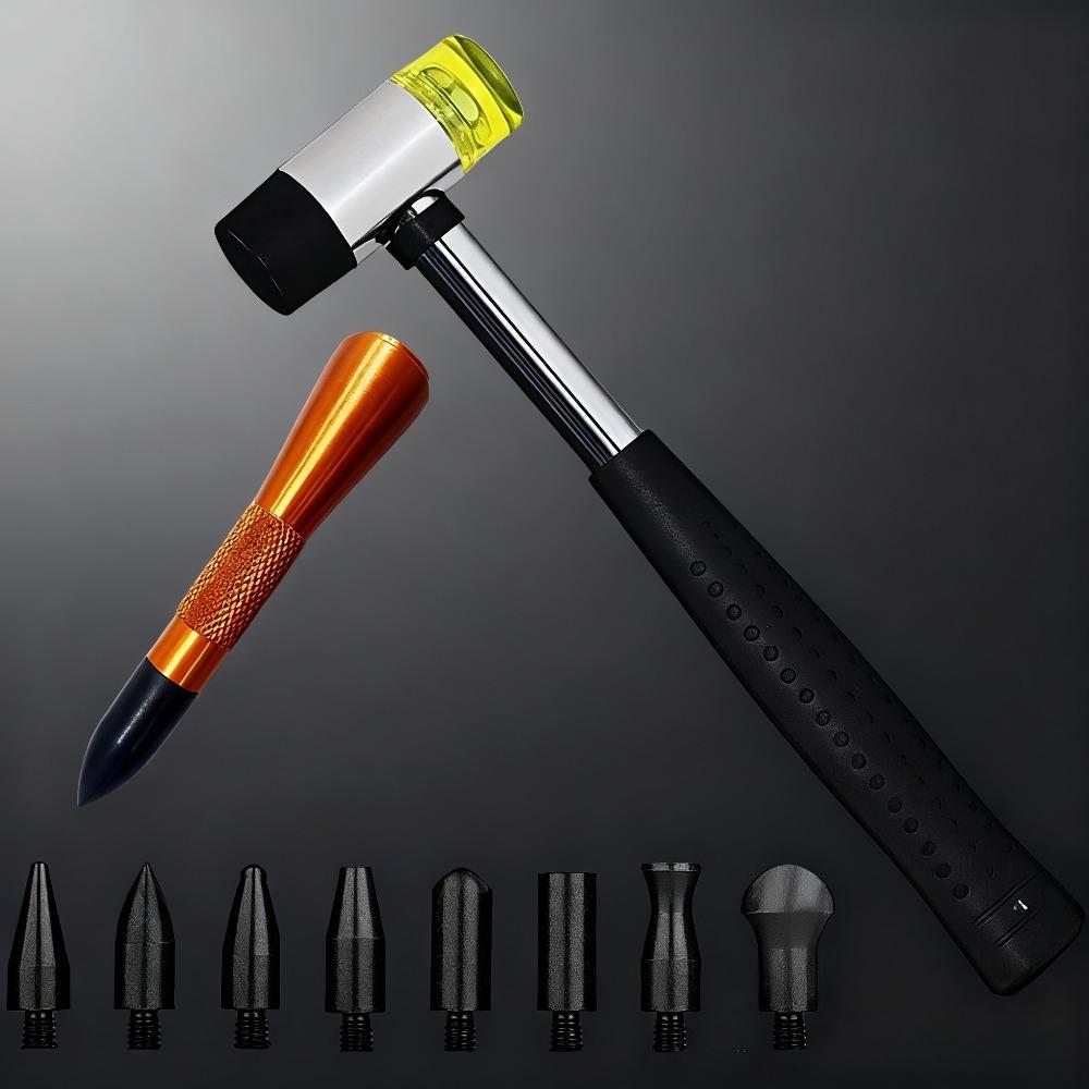 

Инструмент для ремонта вмятин автомобиля, Молоток для выравнивания с несколькими головками для беспокрасочного ремонта кузова автомобиля, Инструменты для удаления вмятин автомобиля вручную, для удаления града