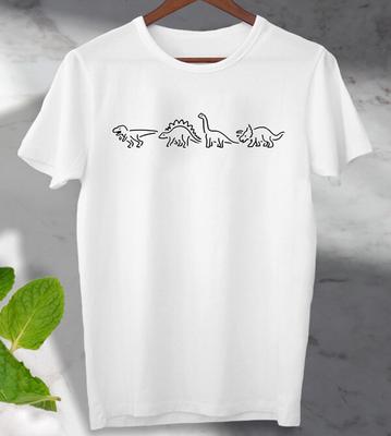 Dino T Rex Brontosaurus Dinosaur Party T Shirt Mens Womens Tees Top Unisex Men's Ladies Top