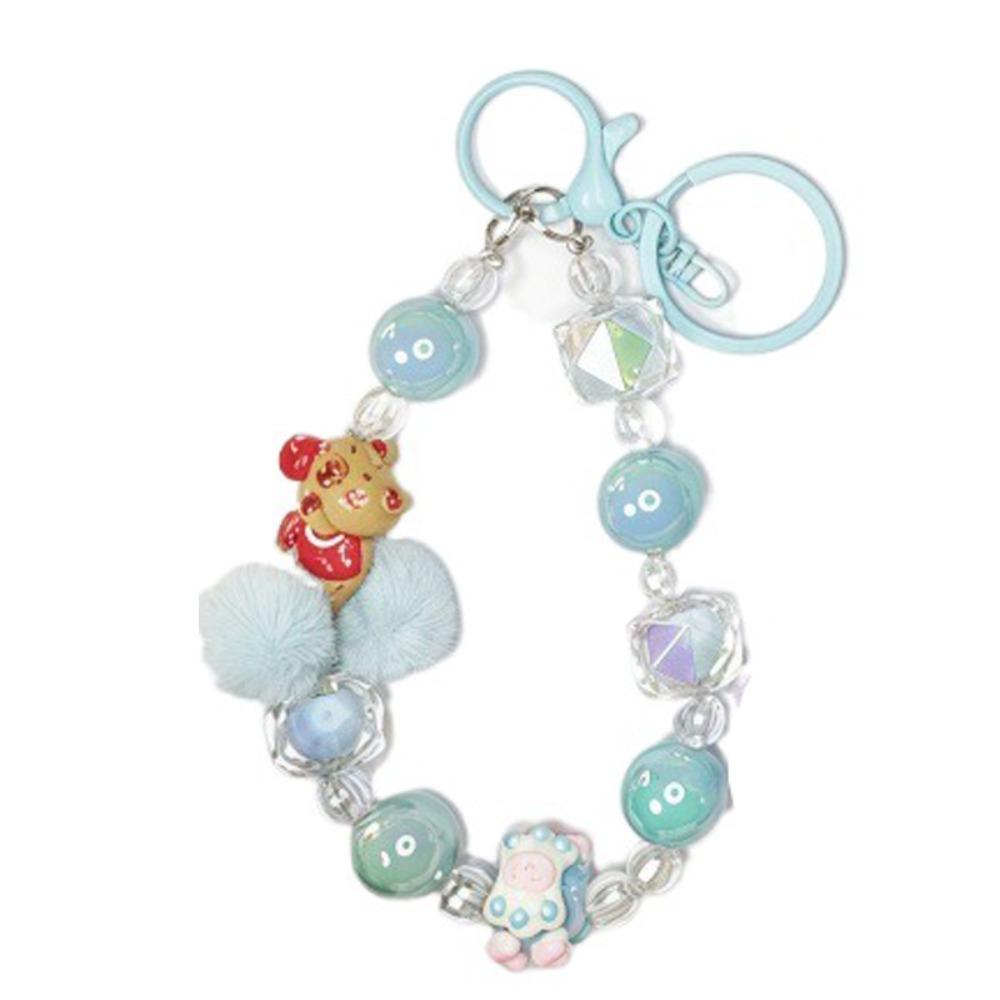 Capyabra Bead Phone Pendant Bow Phone Wrist Strap Kawaii Beaded Phone Chain  Mobile Phone