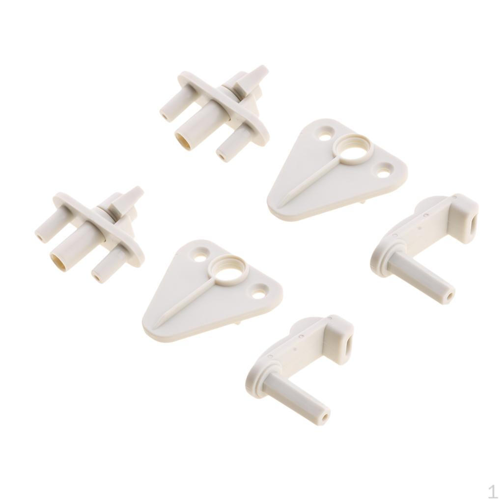 

2pcs Pontoon Boat Gate Latch Replacement Door Latches - White