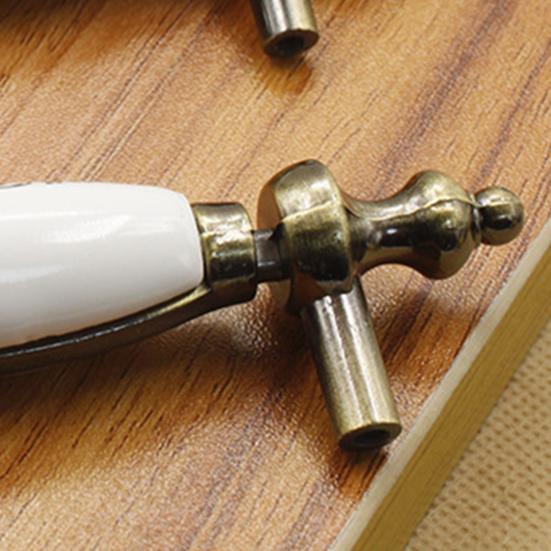 Drawer Handle Modern Solid Construction European Style Ceramic Cabinet Wardrobe Knob Door Pull for Furniture